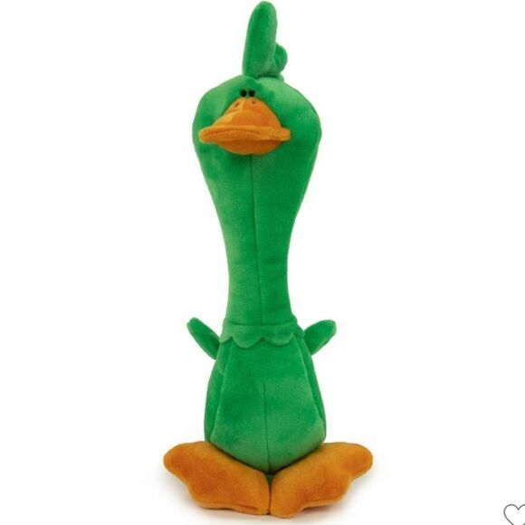 TrustyPup Green Plush Long Neck Duck Dog Toy - Picture 1 of 16
